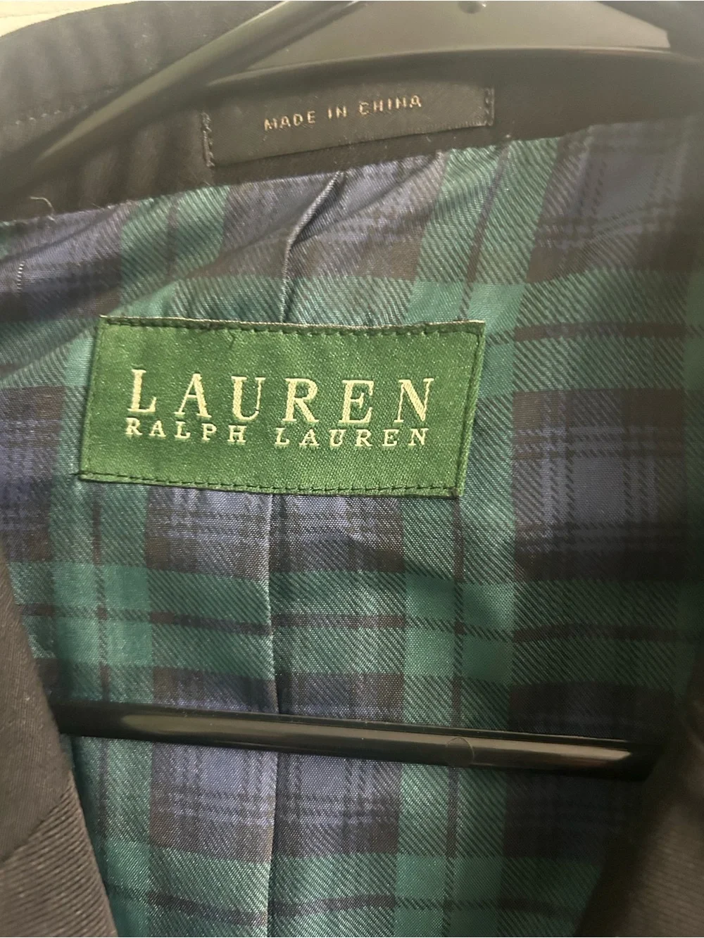 Ralph Lauren Black Single-Breasted Men's Blazer